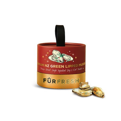 FurFresh Christmas Ornament Premium NZ Green Lipped Mussels 2025 Edition