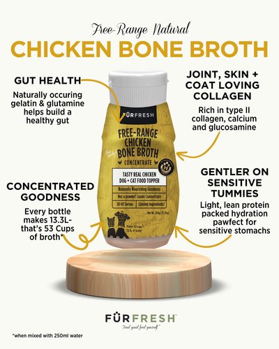 Free-Range Chicken Bone Broth Concentrate Dog & Cat Food Topper