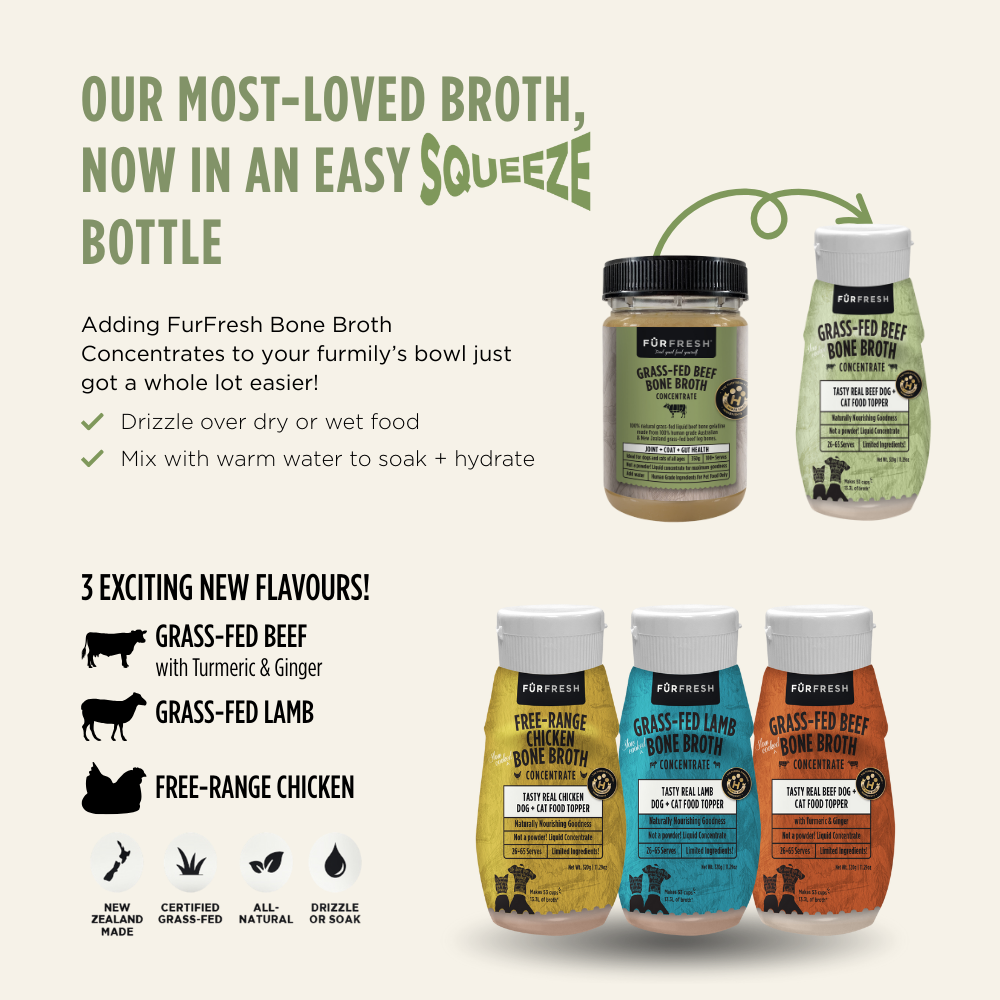 Grass-Fed Beef Bone Broth Concentrate Dog & Cat Food Topper