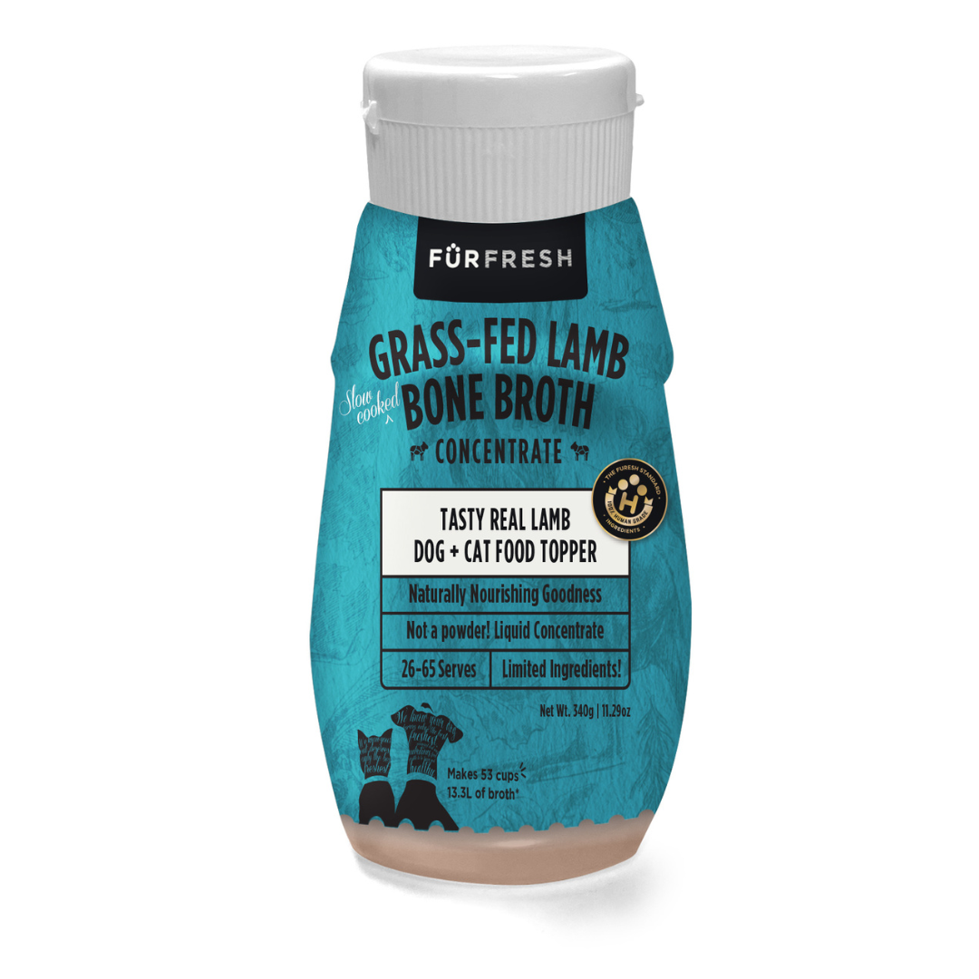 Grass-Fed Lamb Bone Broth Concentrate Dog & Cat Food Topper