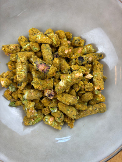 New Zealand King Salmon + White Fish Gently Cooked Freeze Dried Dog Food