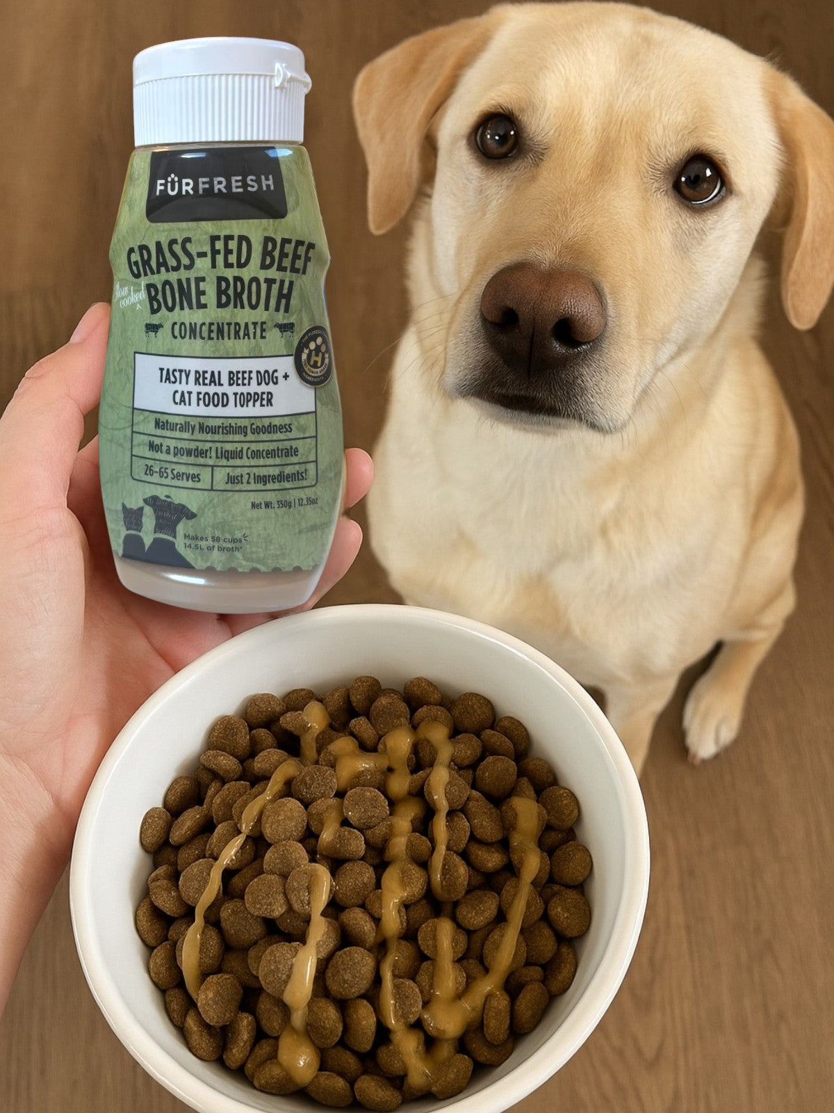Grass-Fed Beef Bone Broth Concentrate Dog & Cat Food Topper