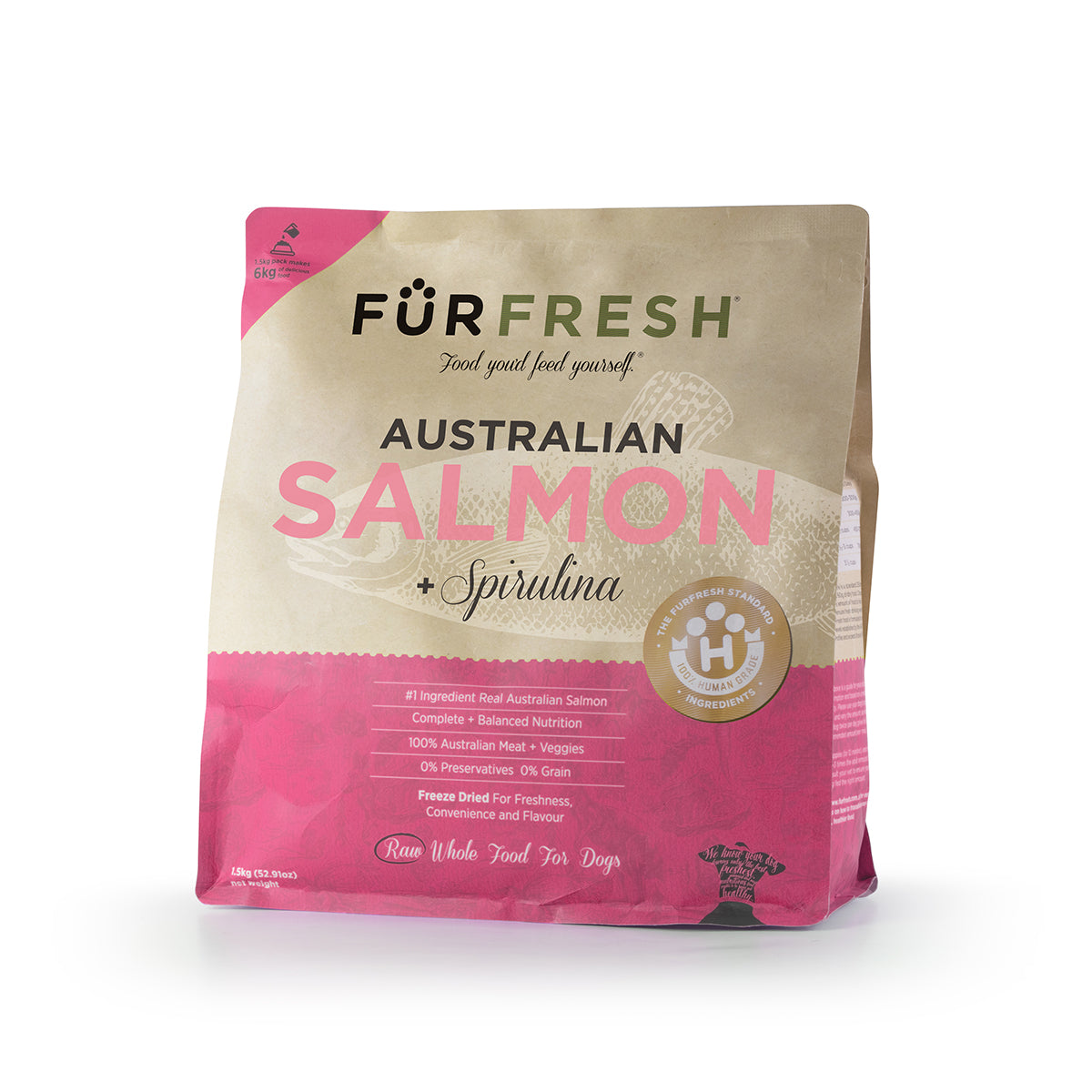 Australian Salmon + Spirulina Freeze Dried Daily Dog Food