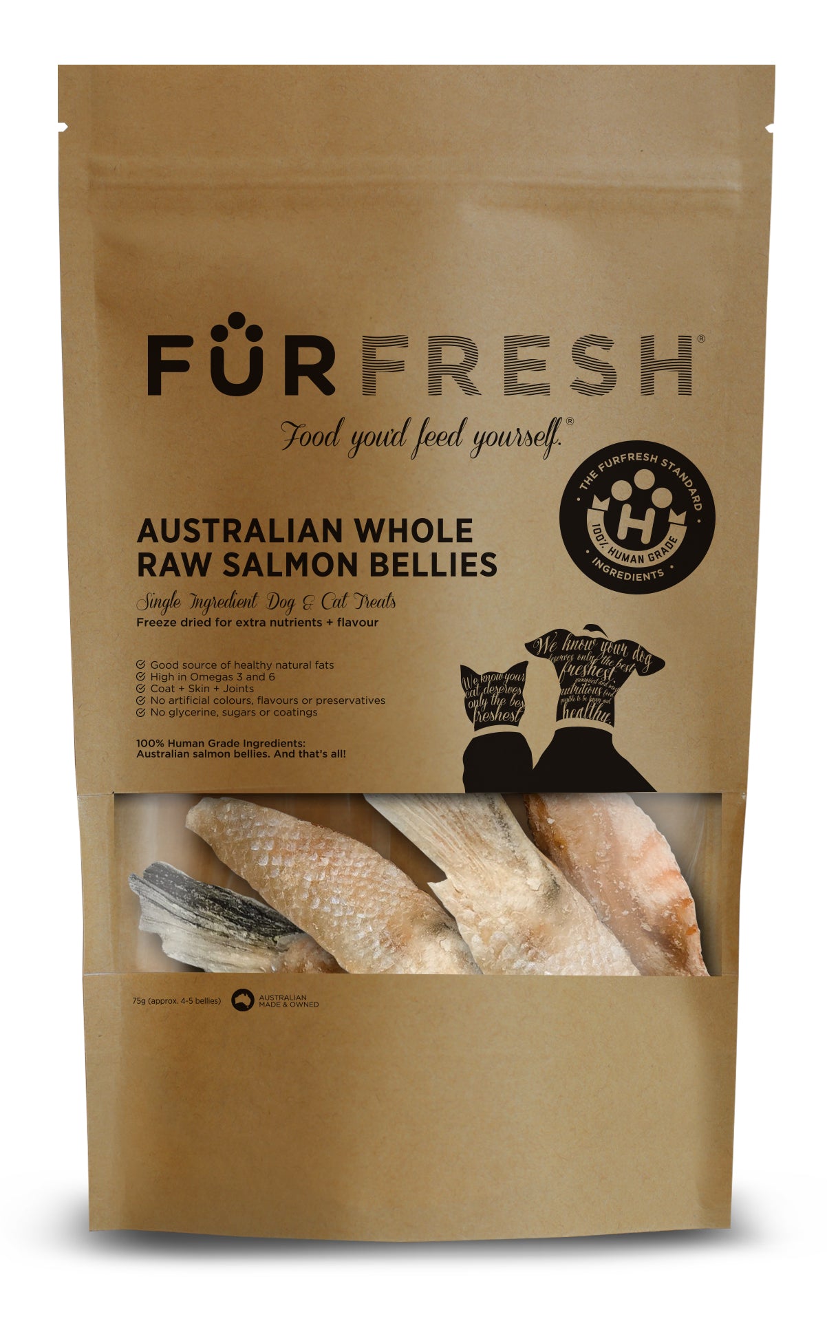 Freeze dried salmon skin for dogs best sale