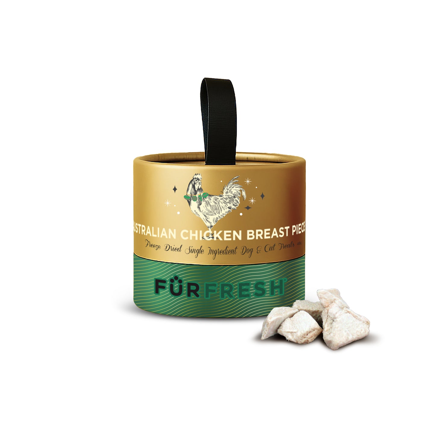 FurFresh Christmas Ornament Australian Chicken Breast Pieces 2025 Edition
