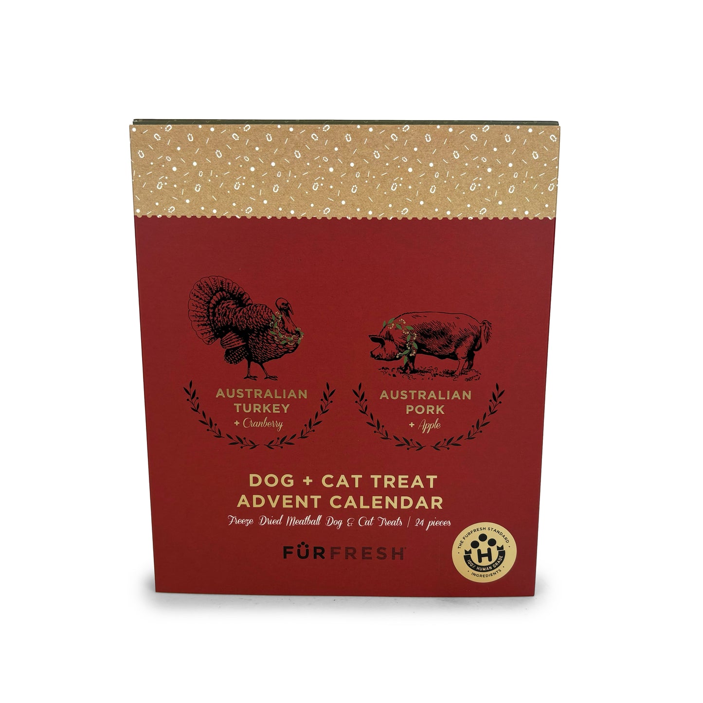 FurFresh Dog & Cat Christmas Advent Calendar | 24 Meatballs