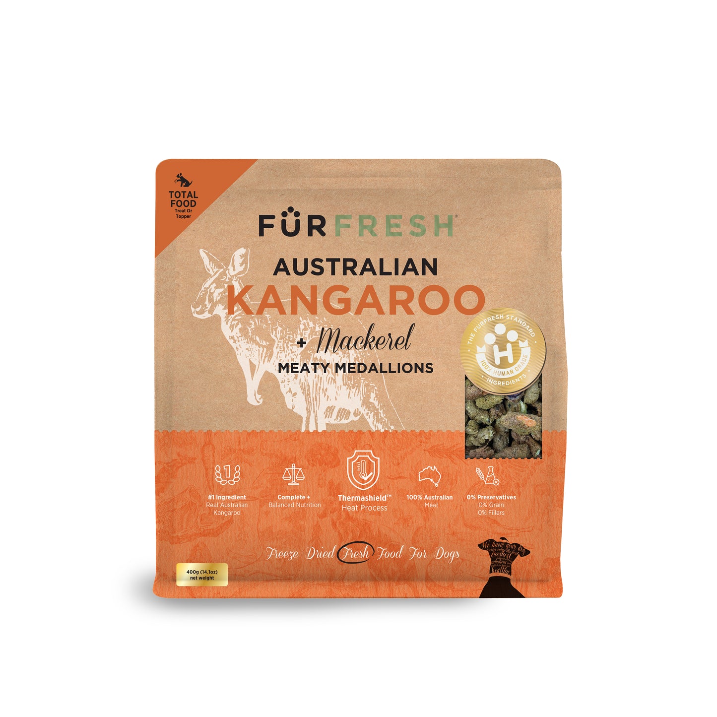 Australian Kangaroo + Mackerel Freeze Dried Daily Dog Food
