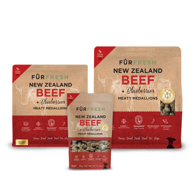 New Zealand Beef + Blueberries Freeze Dried Daily Dog Food