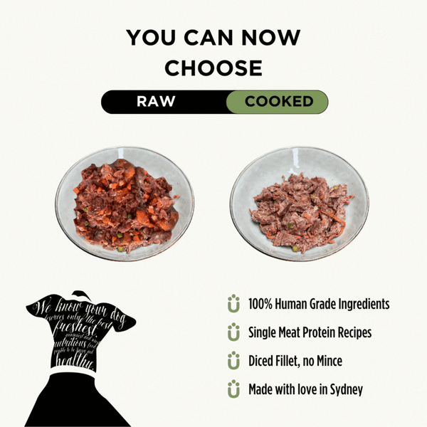 Fresh Dog Food Home Delivered Australian Made Raw or Cooked FurFresh