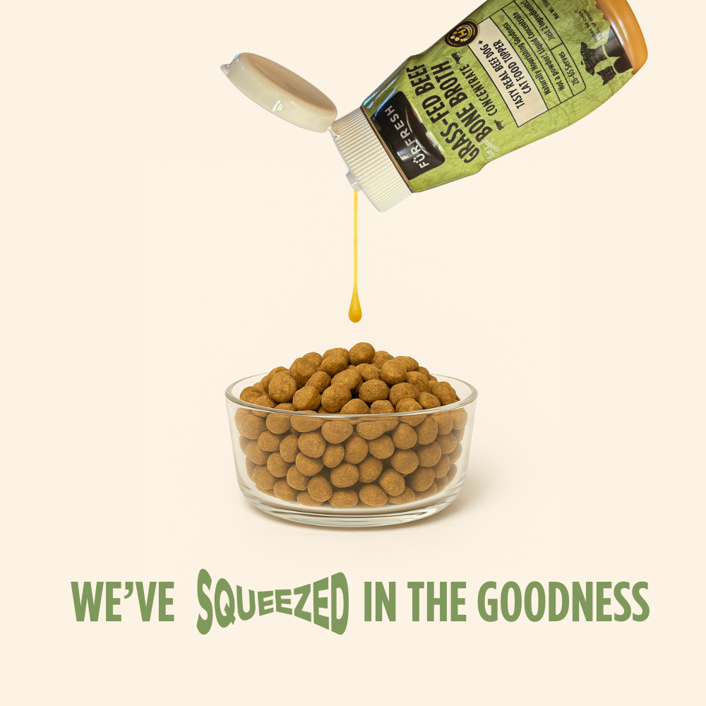 Grass-Fed Beef Bone Broth Concentrate Dog & Cat Food Topper
