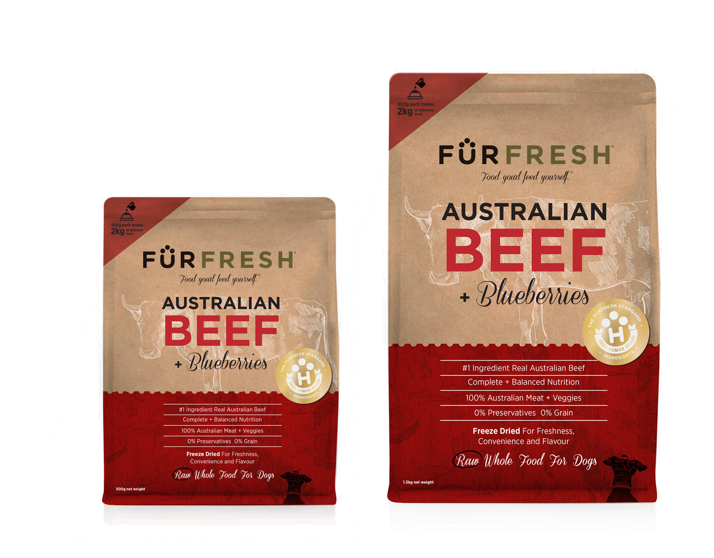 Australian Beef + Blueberries Freeze Dried Daily Dog Food